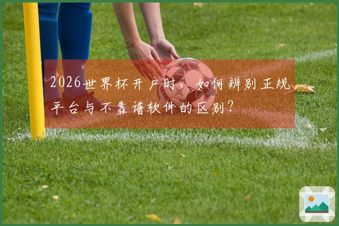 2026世界杯开户时，如何辨别正规平台与不靠谱软件的区别？